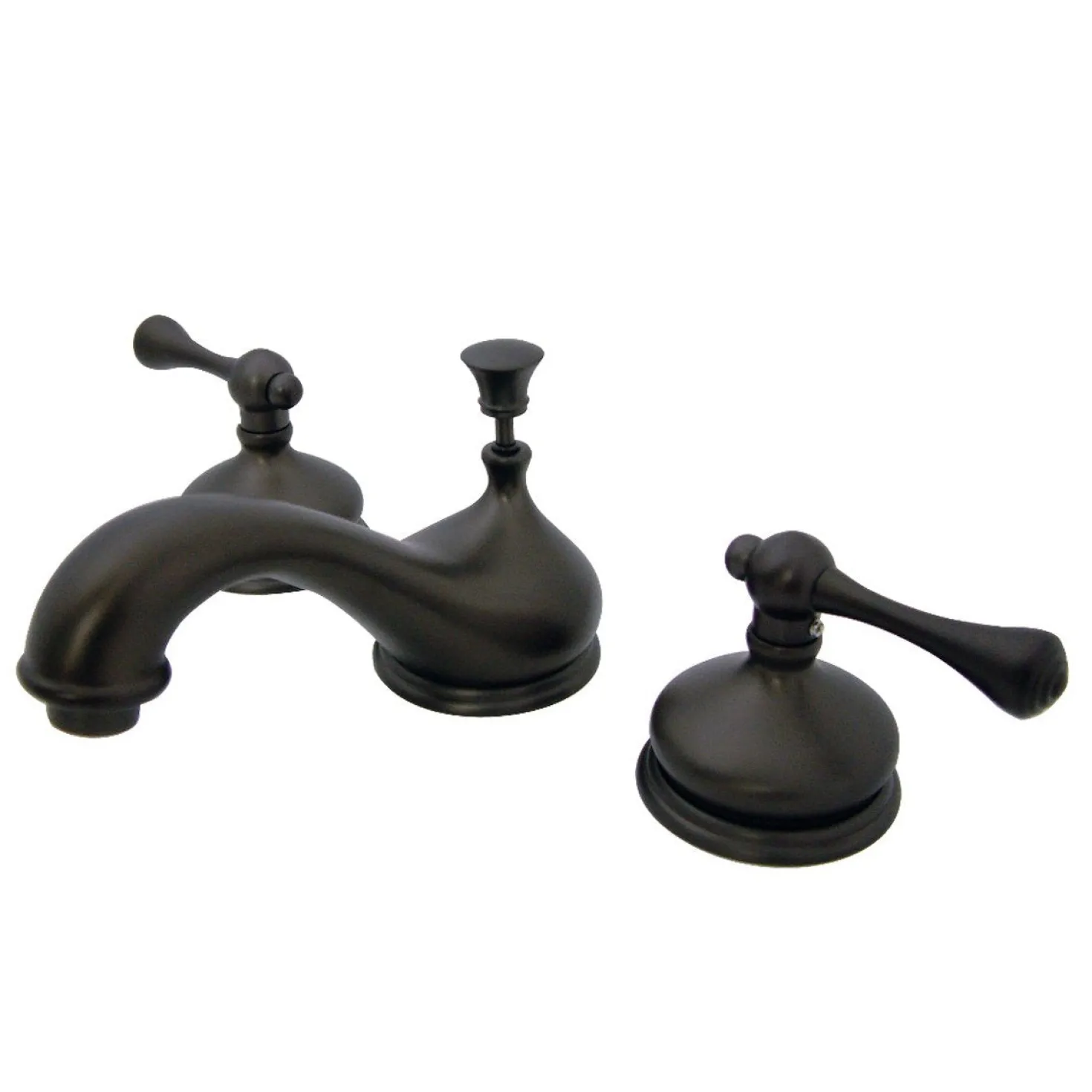 Kingston Brass Vintage Three-Hole 8" Widespread Bathroom Faucet