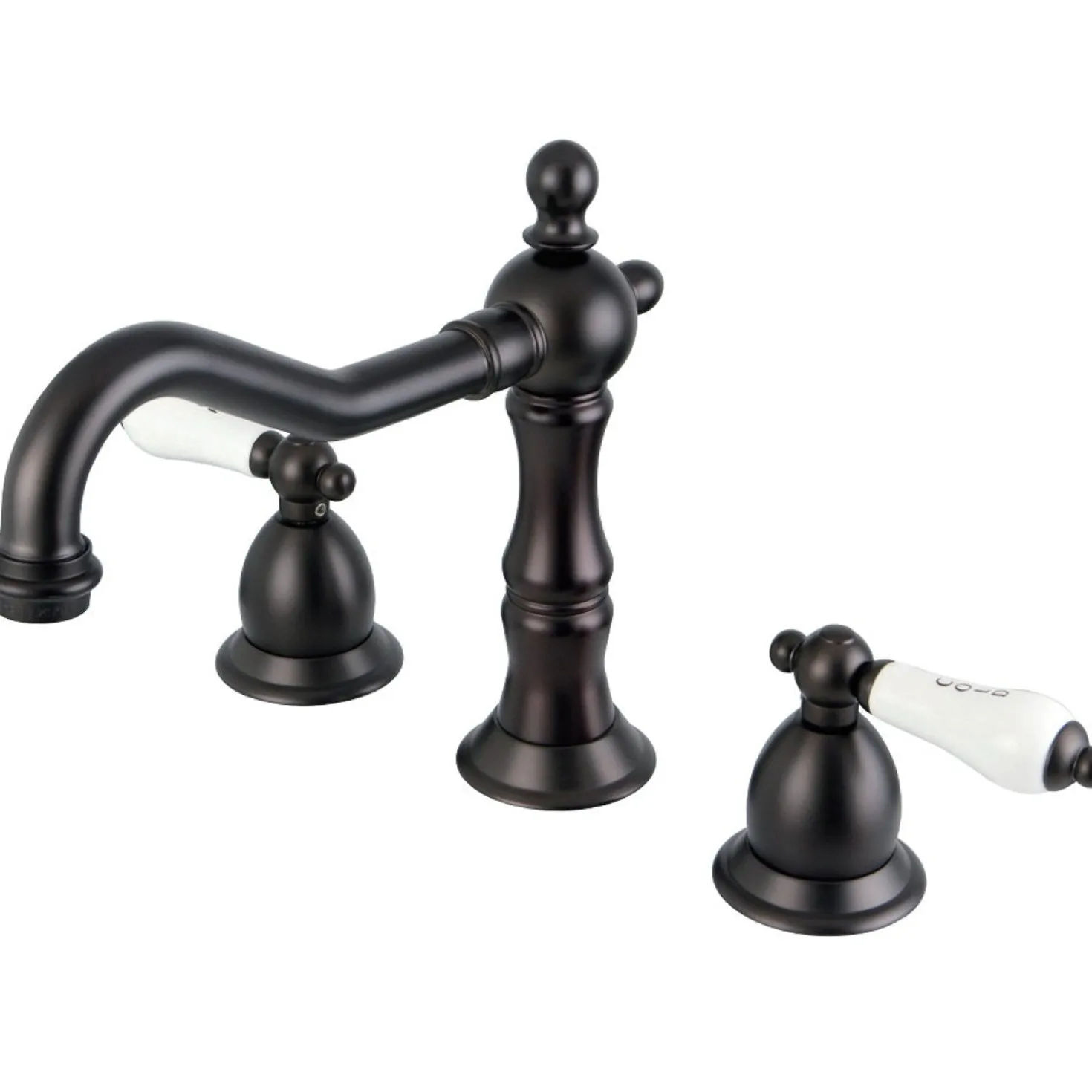 Kingston Brass Vintage 8 to 16-Inch Widespread Three-Hole Bathroom Faucet