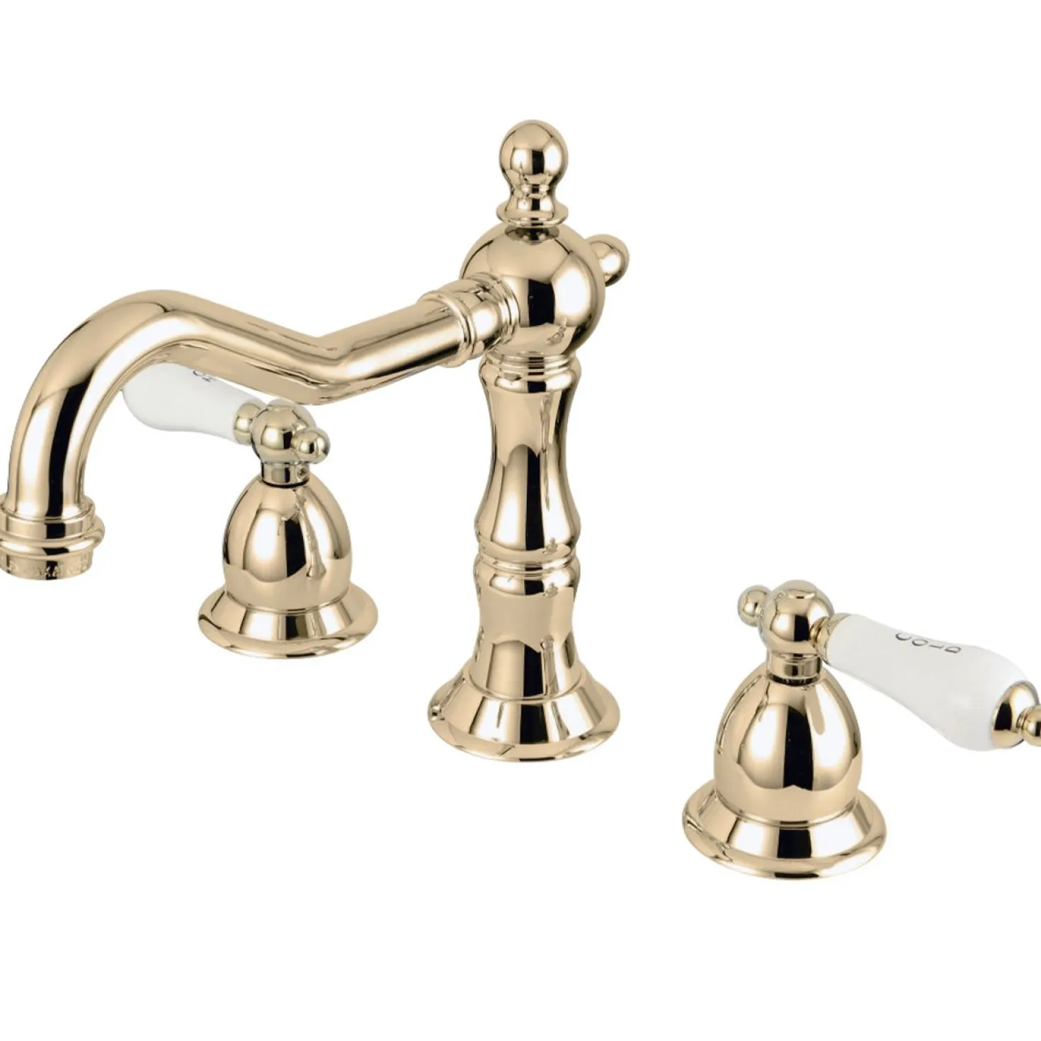 Kingston Brass Vintage 8 to 16-Inch Widespread Three-Hole Bathroom Faucet
