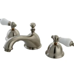 Kingston Brass Vintage 8 to 16-Inch Widespread Deck Mount Bathroom Faucet