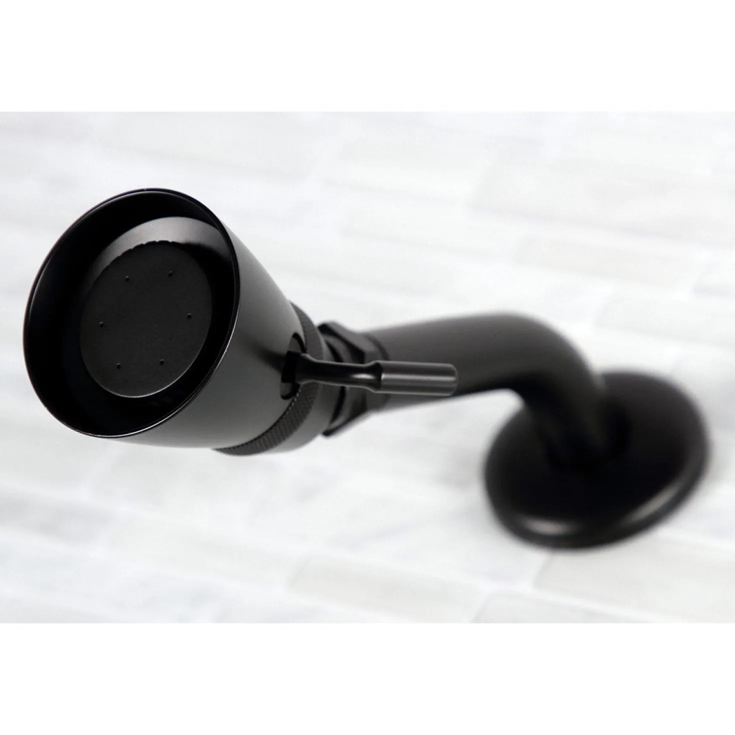 Kingston Brass Vintage Tub and Shower Faucet in Matte Black