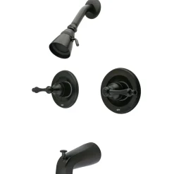 Kingston Brass Vintage Tub and Shower Faucet with Two Handle