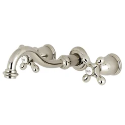 Kingston Brass Vintage Two-Handle Wall Mount Bathroom Faucet