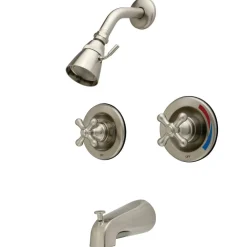 Kingston Brass Vintage Two Handle Tub and Shower Faucet