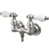 Kingston Brass Vintage Wall Mount 3-3/8" Centers Clawfoot Tub Filler