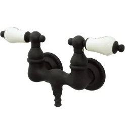 Kingston Brass Vintage Wall Mount 3-3/8" Centers Clawfoot Tub Filler