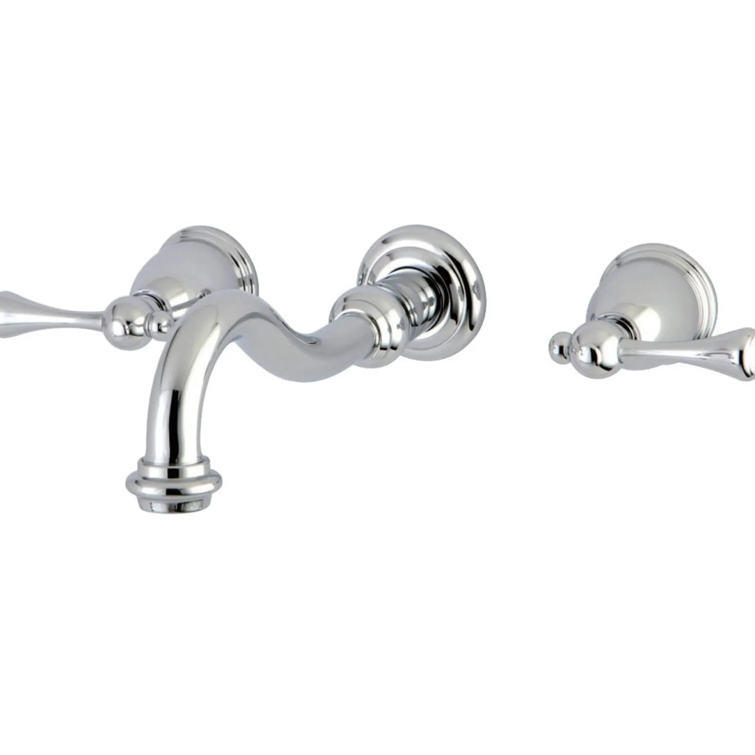 Kingston Brass Vintage Wall Mount Bathroom Faucet