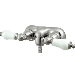 Kingston Brass Vintage Wall Mount Clawfoot 3-3/8" Tub Filler