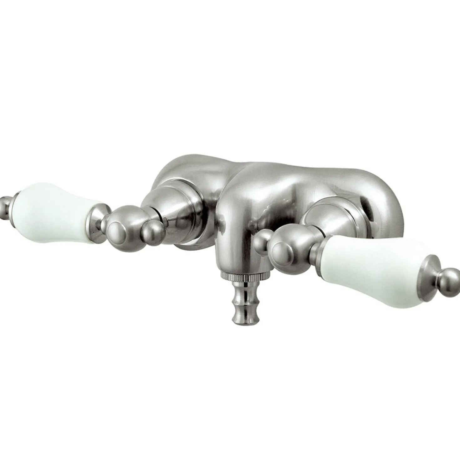Kingston Brass Vintage Wall Mount Clawfoot 3-3/8" Tub Filler
