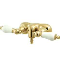 Kingston Brass Vintage Wall Mount Clawfoot 3-3/8" Tub Filler