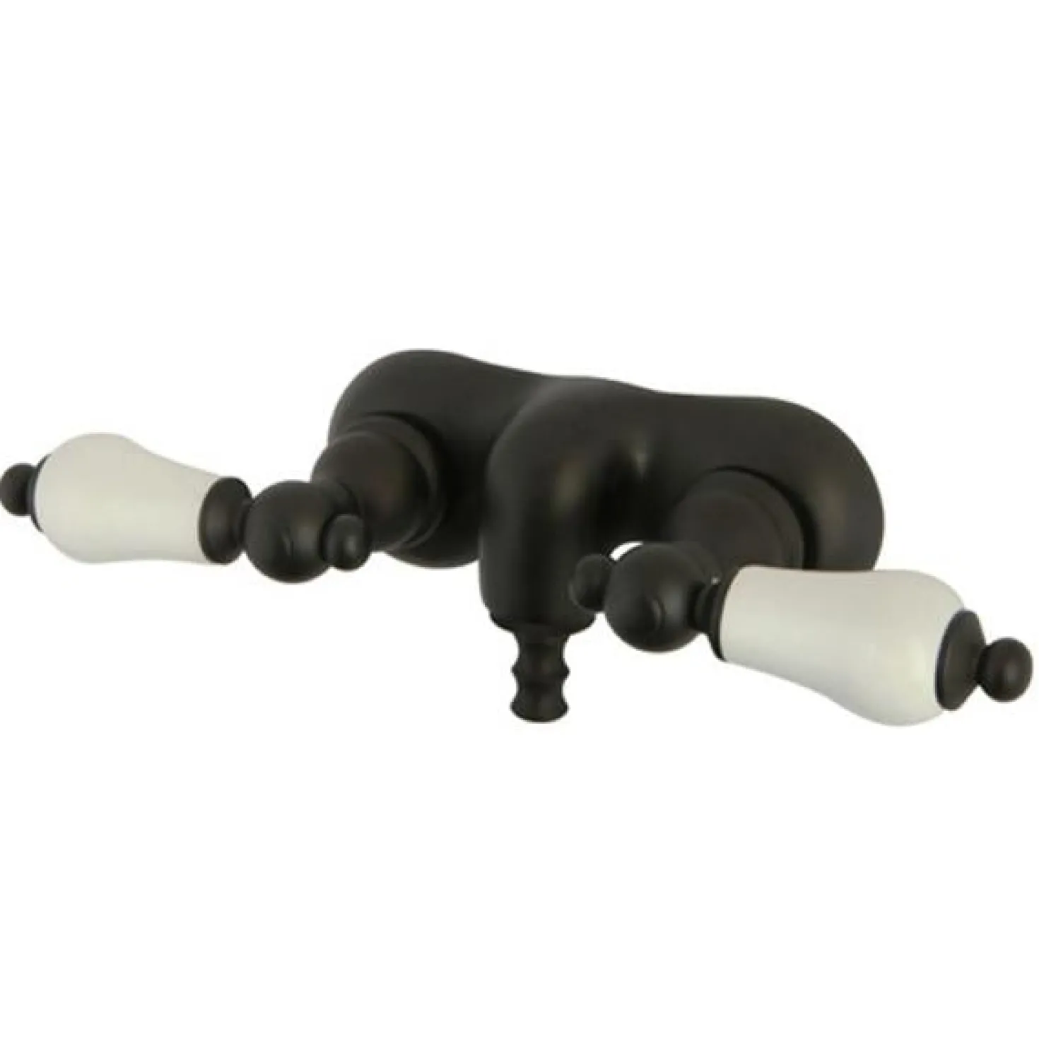Kingston Brass Vintage Wall Mount Clawfoot 3-3/8" Tub Filler