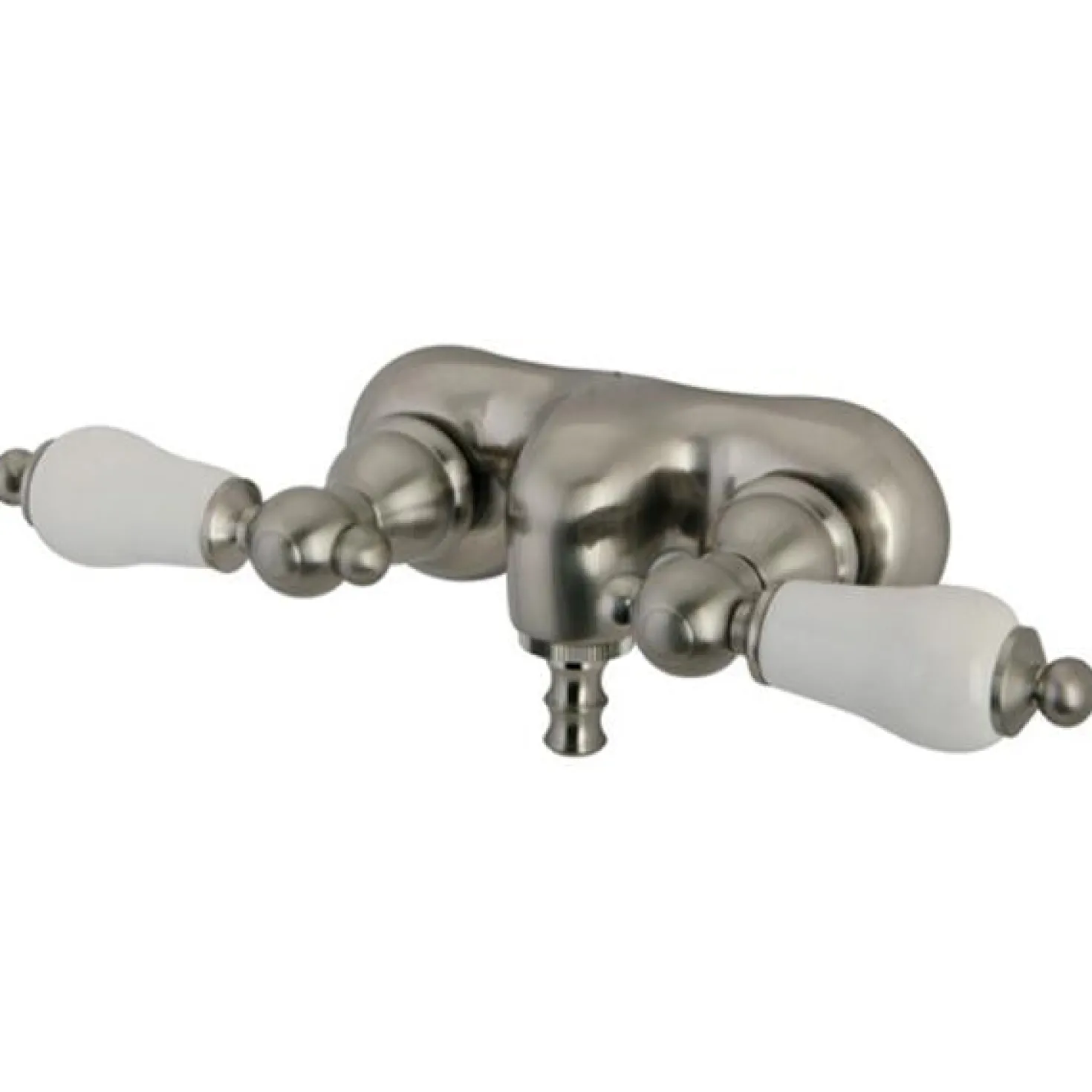 Kingston Brass Vintage Wall Mount Clawfoot 3-3/8" Tub Filler