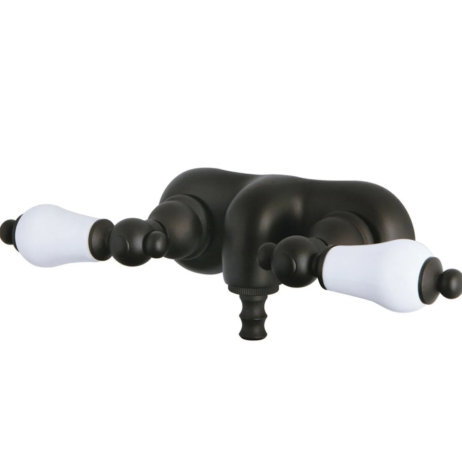 Kingston Brass Vintage Wall Mount Clawfoot 3-3/8" Tub Filler