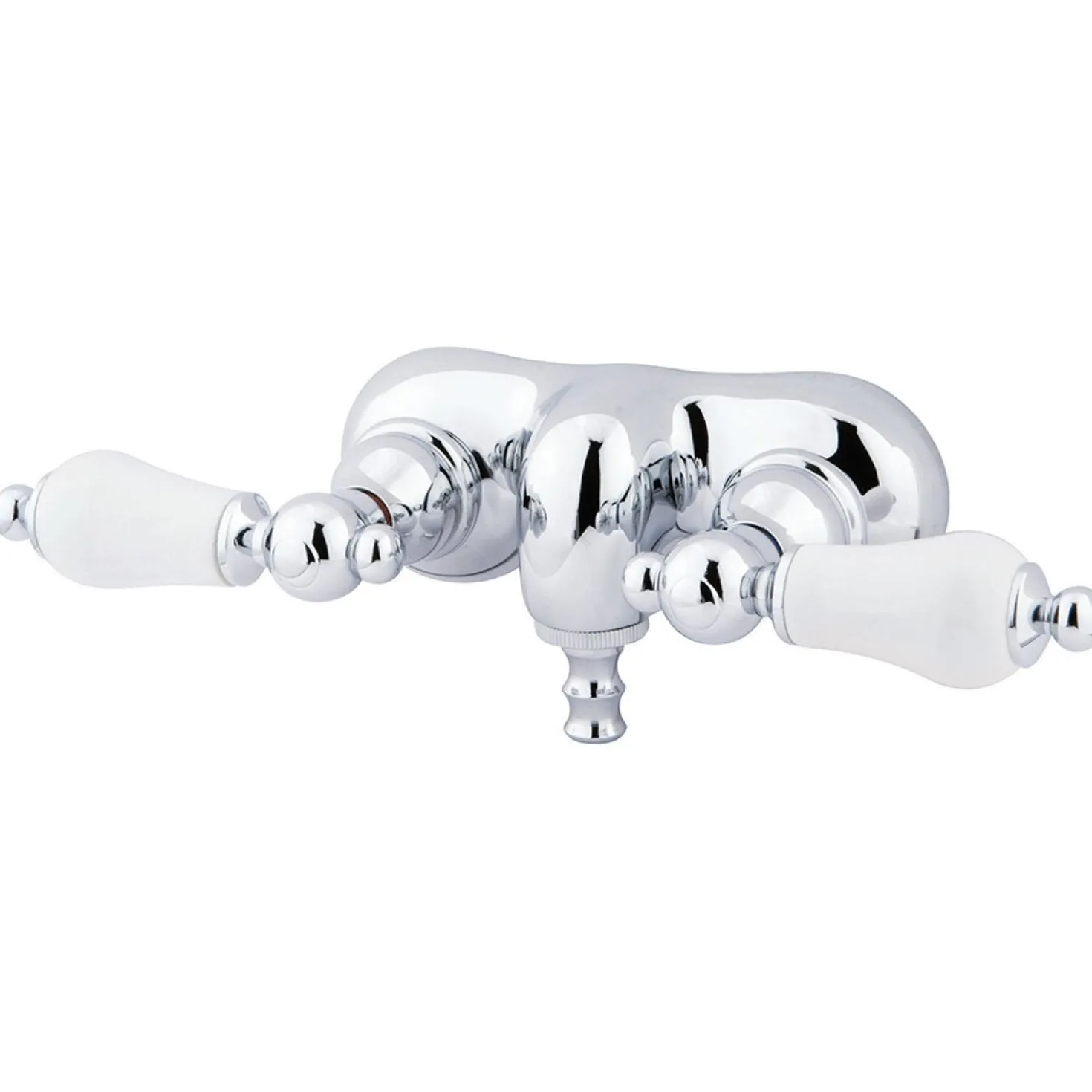 Kingston Brass Vintage Wall Mount Clawfoot 3-3/8" Tub Filler