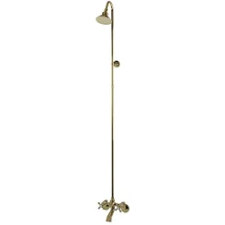 Kingston Brass Vintage Wall Mount Clawfoot Tub and Shower Package