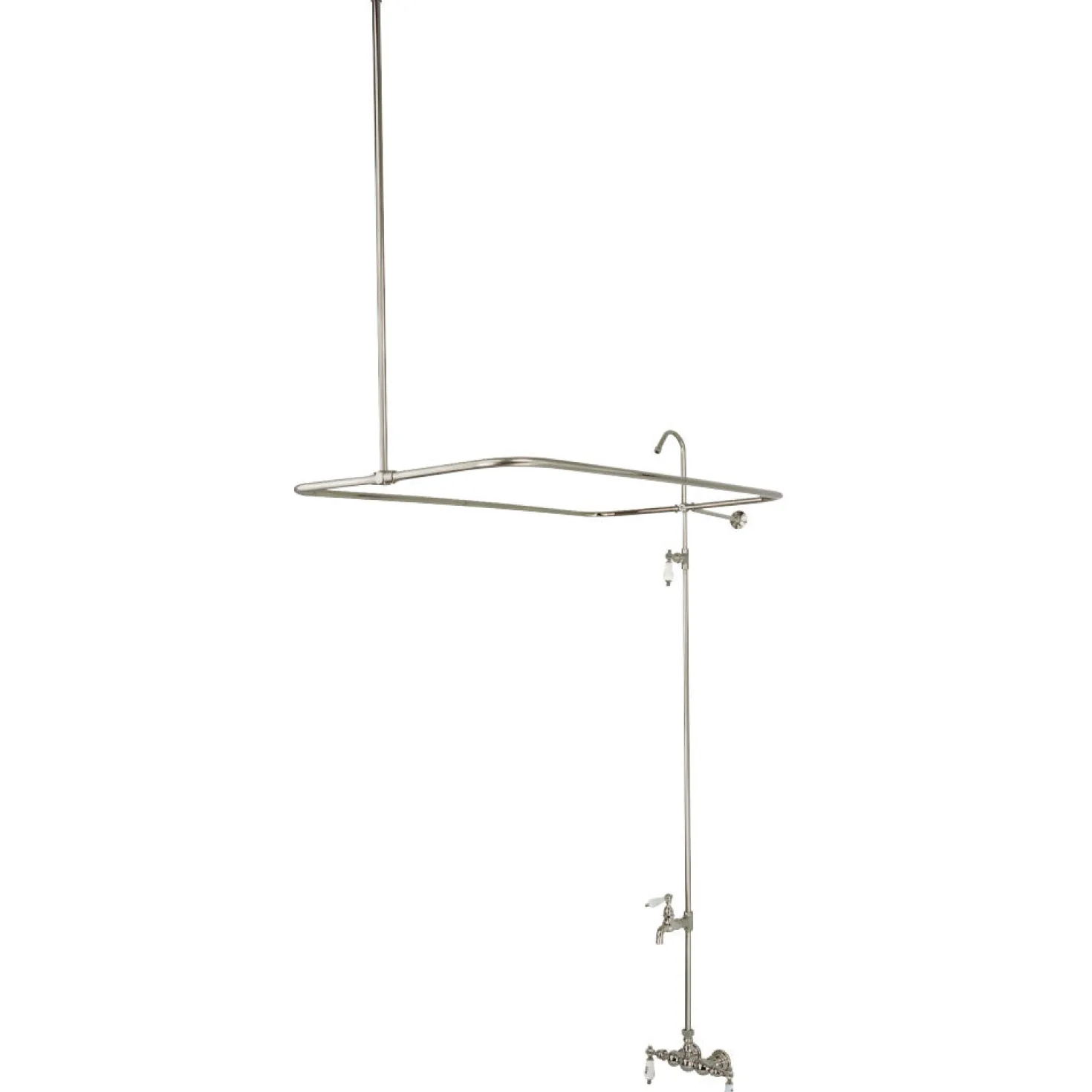Kingston Brass Vintage 3-3/8" Wall Mount Tub Filler Faucet