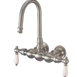 Kingston Brass Vintage Wall Mount Clawfoot Tub Filler Faucet