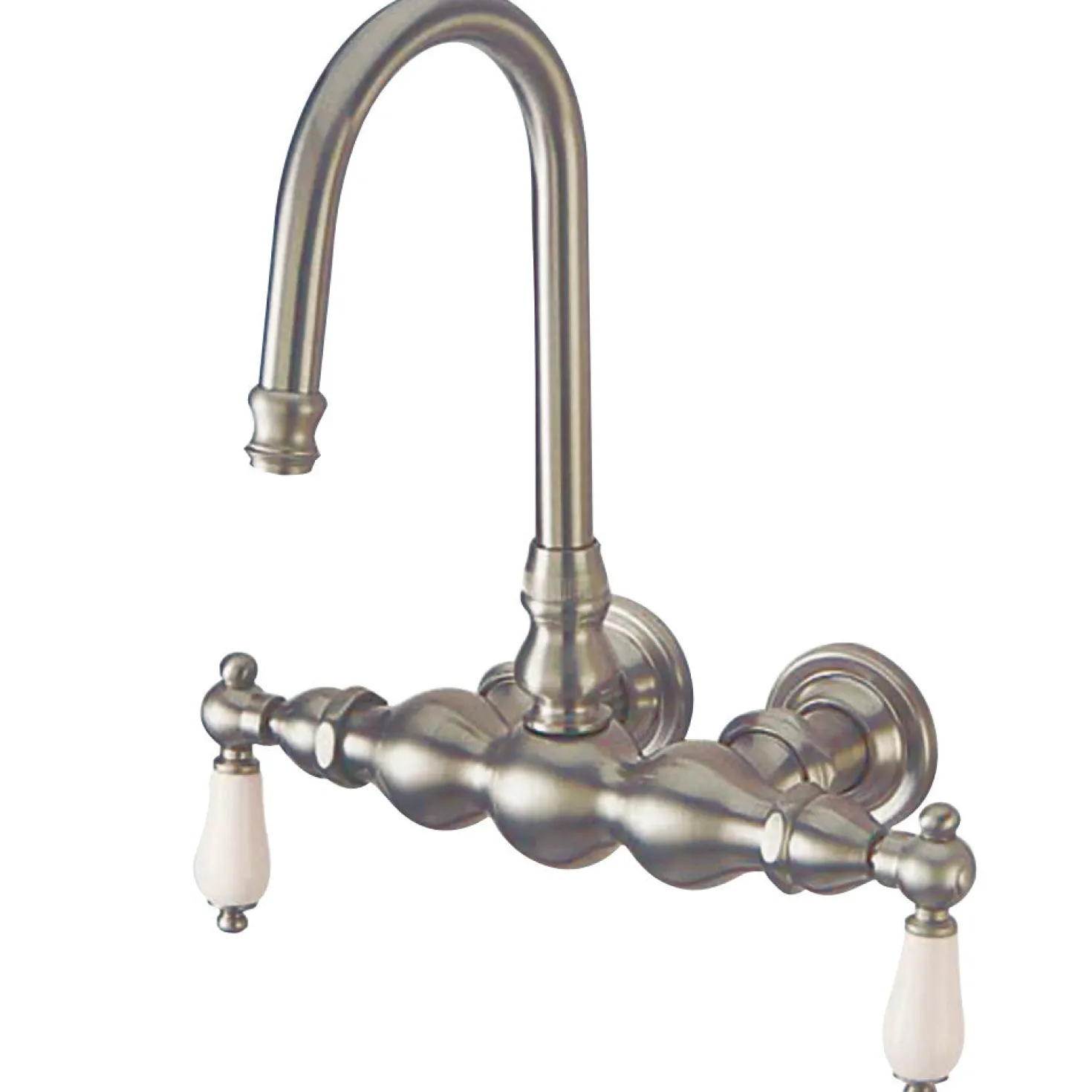 Kingston Brass Vintage Wall Mount Clawfoot Tub Filler Faucet