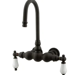 Kingston Brass Vintage Wall Mount Clawfoot Tub Filler Faucet