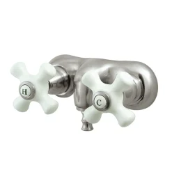 Kingston Brass Vintage 3-3/8" Wall Mount Clawfoot Tub Filler Faucet