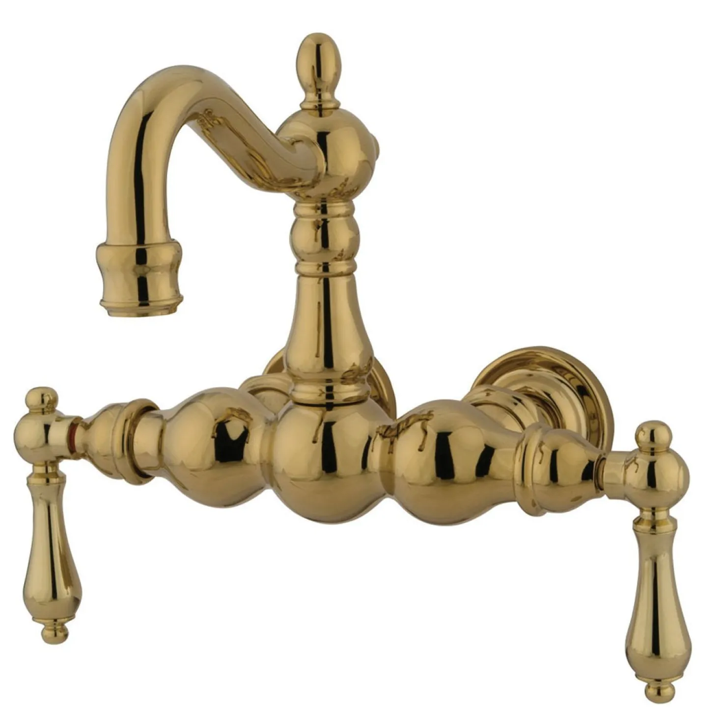 Kingston Brass Vintage 3-3/8" Wall Mount Clawfoot Tub Filler