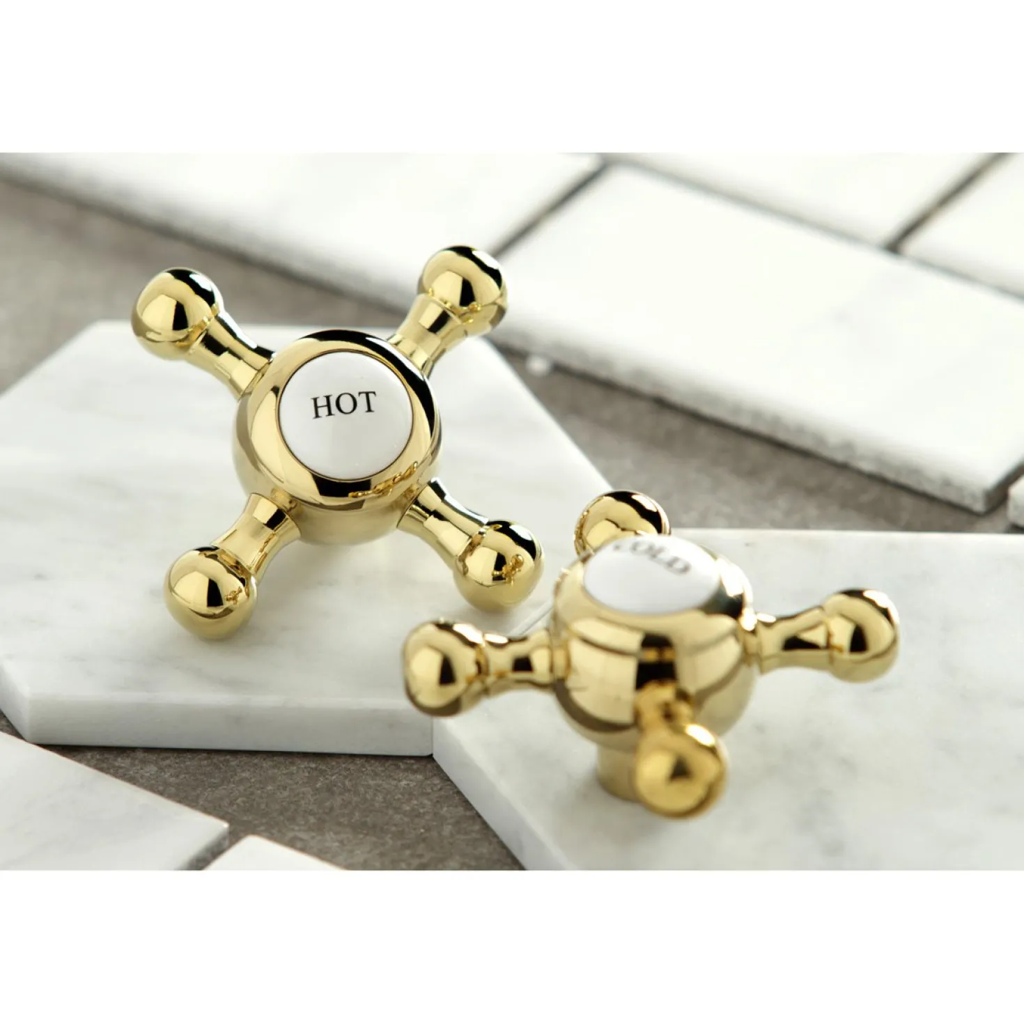Kingston Brass Vintage 8" Widespread Three-Hole Bathroom Faucet