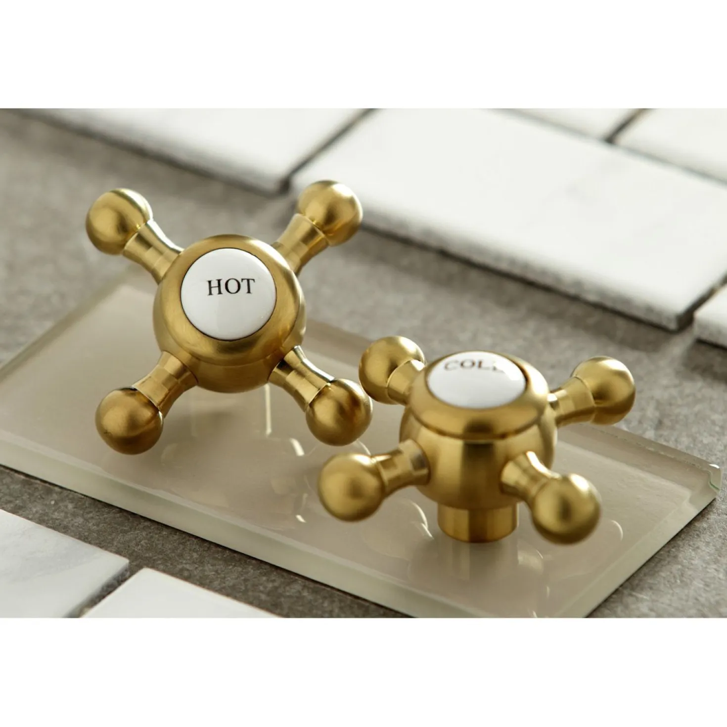 Kingston Brass Vintage 8" Widespread Three-Hole Bathroom Faucet