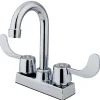Kingston Brass Vista Handle 4" Centerset Bar Faucet in Polished Chrome