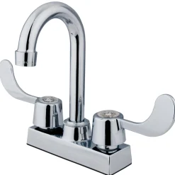Kingston Brass Vista Handle 4" Centerset Bar Faucet in Polished Chrome