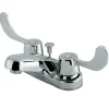 Kingston Brass Vista Handle 4" Centerset Lavatory Faucet with plastic Pop-up