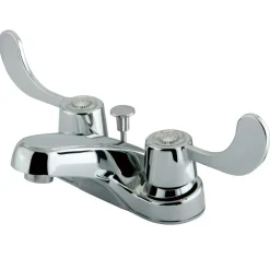 Kingston Brass Vista Handle 4" Centerset Lavatory Faucet with plastic Pop-up