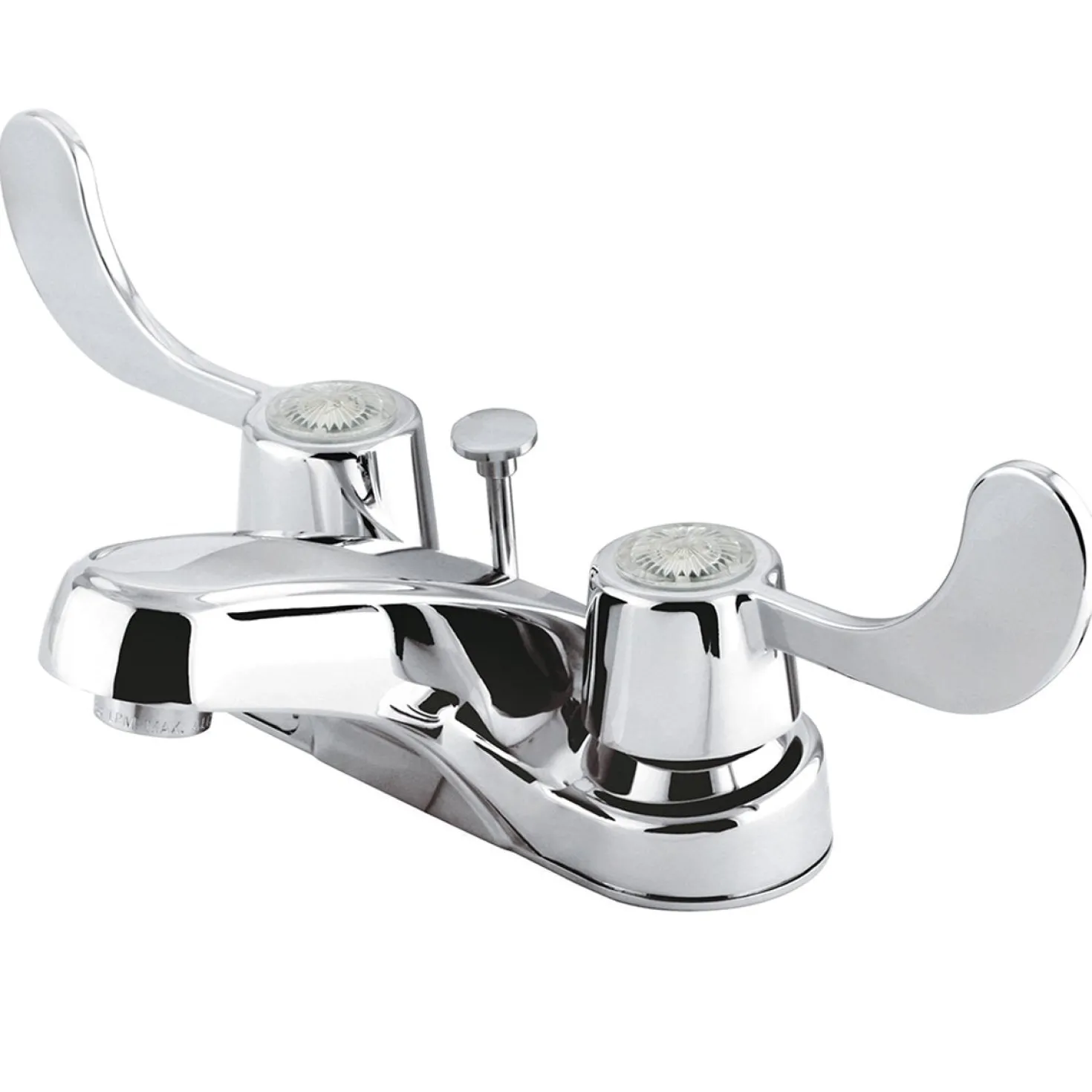 Kingston Brass Vista Handle 4" Centerset Lavatory Faucet with Brass Pop-up