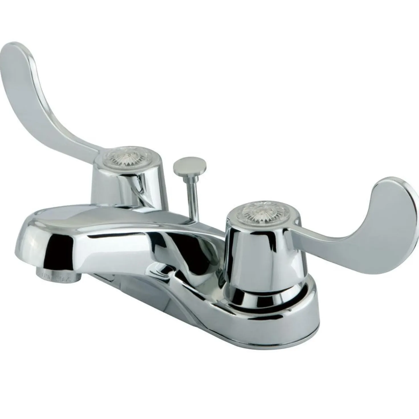 Kingston Brass Vista Handle 4" Centerset Lavatory Faucet with Brass Pop-up