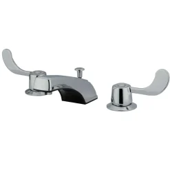 Kingston Brass Vista Handle 8" to 16" Widespread Lavatory Faucet with Brass Pop-up