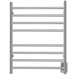Kingston Brass Wall Mount Hardwired or Plug-In Towel Warmer in Brushed Nickel