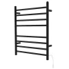 Kingston Brass Wall Mount Hardwired or Plug-In Towel Warmer in Matte Black