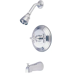 Kingston Brass Wall Mount Tub and Shower Faucet