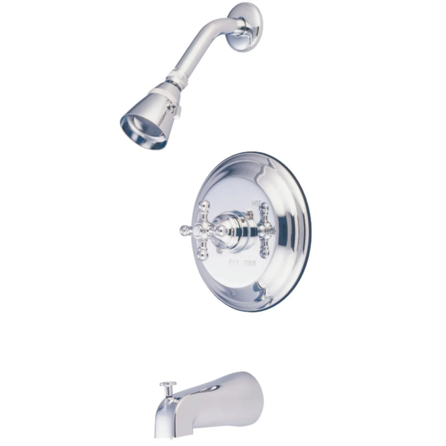 Kingston Brass Wall Mount Tub and Shower Faucet