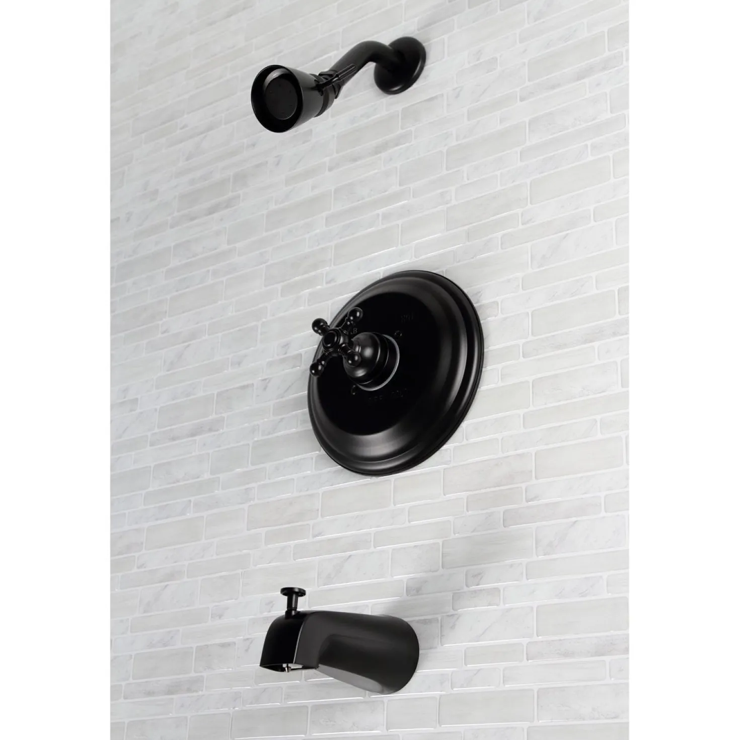 Kingston Brass Wall Mount Tub and Shower Faucet