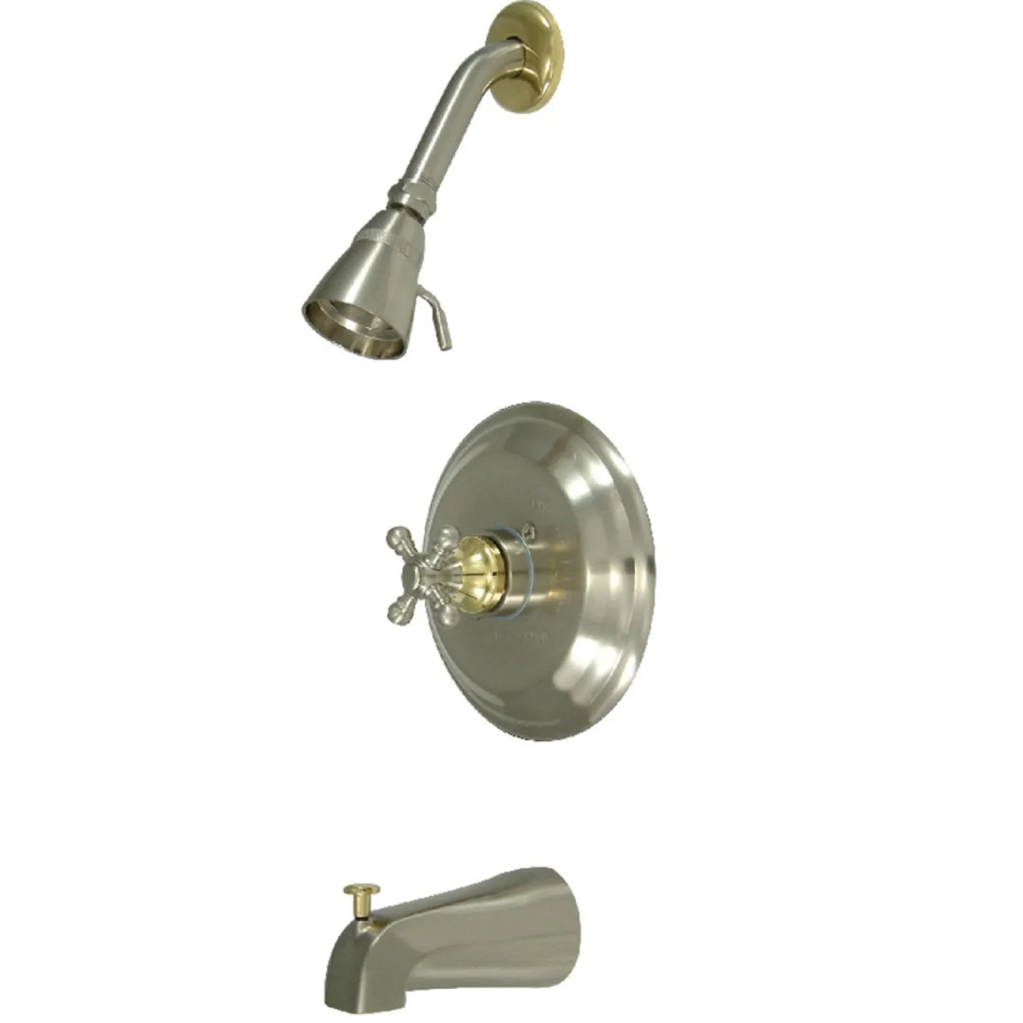 Kingston Brass Wall Mount Tub and Shower Faucet