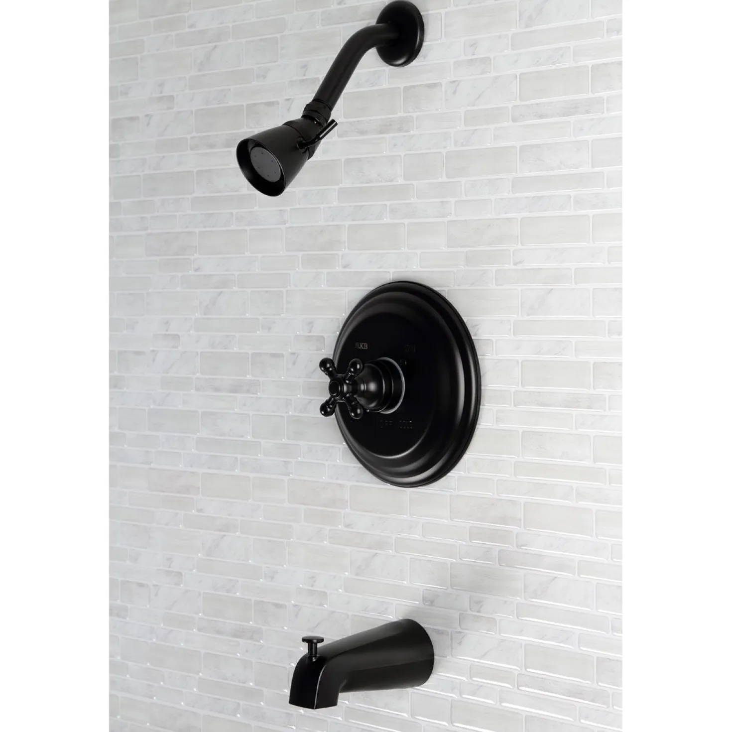 Kingston Brass Wall Mount Tub and Shower Faucet