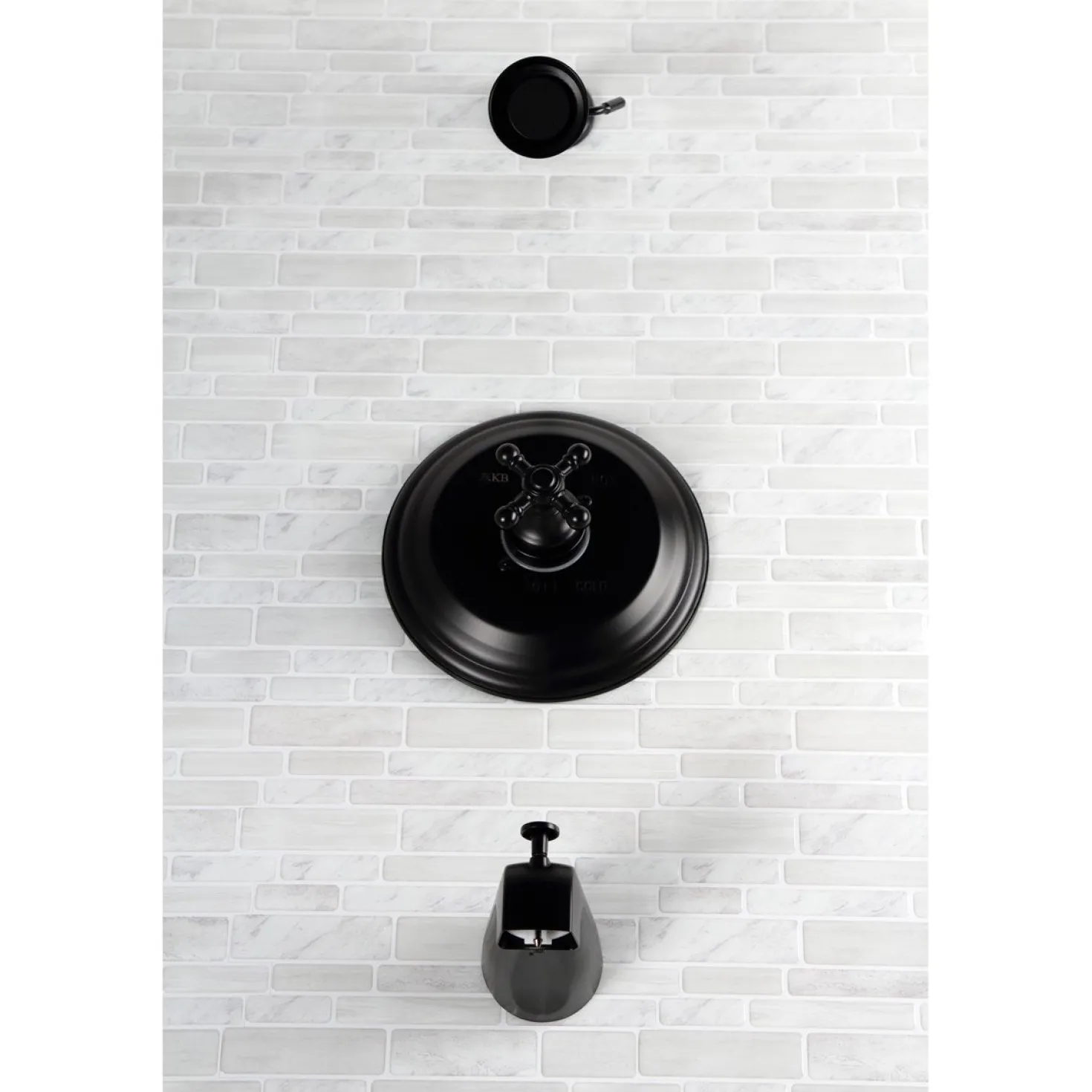 Kingston Brass Wall Mount Tub and Shower Faucet