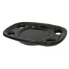 Kingston Brass Water Onyx Black Porcelain Toothbrush and Tumbler Holder Dish in Black