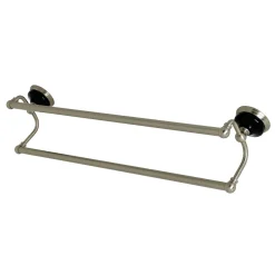 Kingston Brass Water Onyx 24-Inch Dual Towel Bar