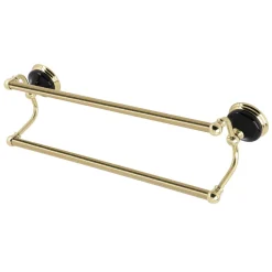 Kingston Brass Water Onyx 24-Inch Dual Towel Bar