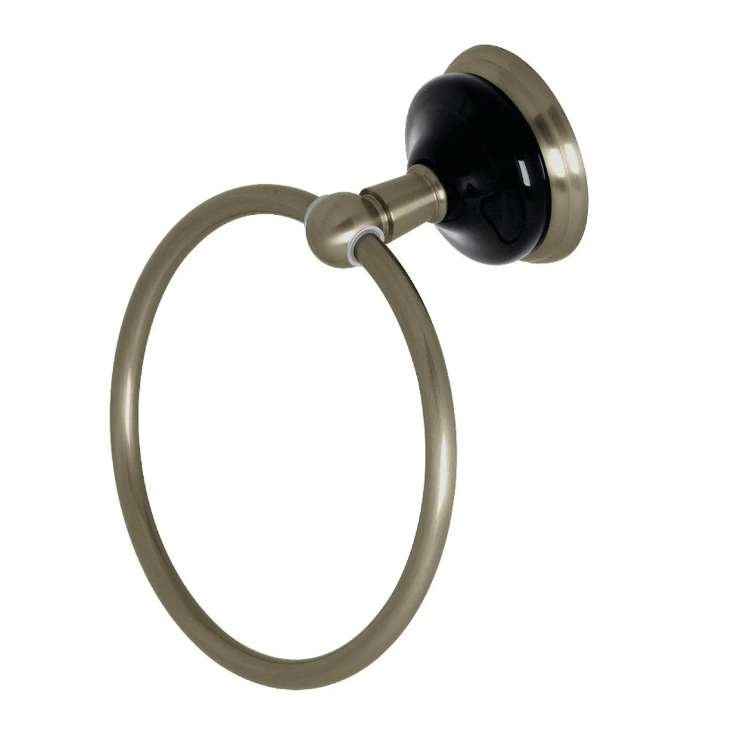 Kingston Brass Water Onyx 6-Inch Towel Ring