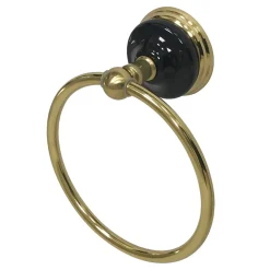 Kingston Brass Water Onyx 6-Inch Towel Ring
