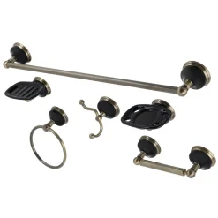 Kingston Brass Water Onyx 6-Piece Bathroom Accessory Set