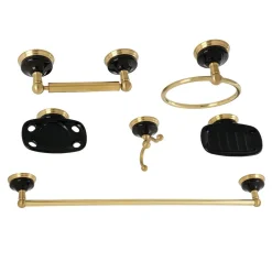 Kingston Brass Water Onyx 6-Piece Bathroom Accessory Set