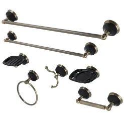 Kingston Brass Water Onyx 7-Piece Bathroom Accessory Set